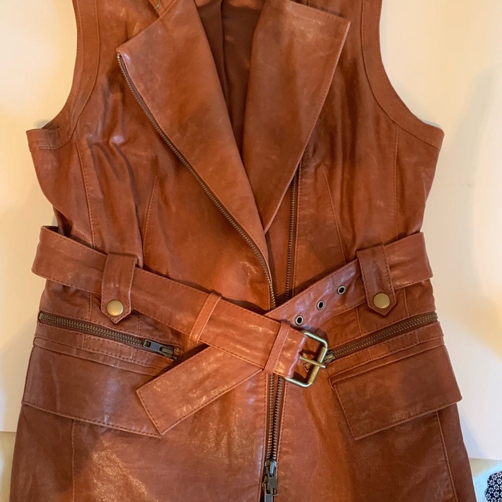 Rachel Zoe Leather vest